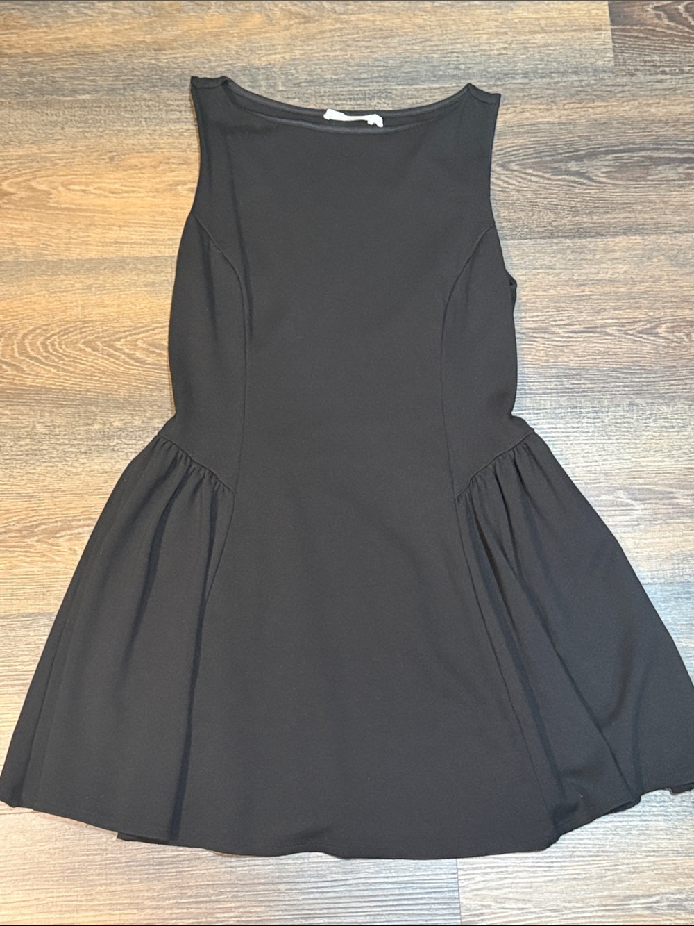 Lush  lassi  Black Sleeveless Fit-and-Flare Dress